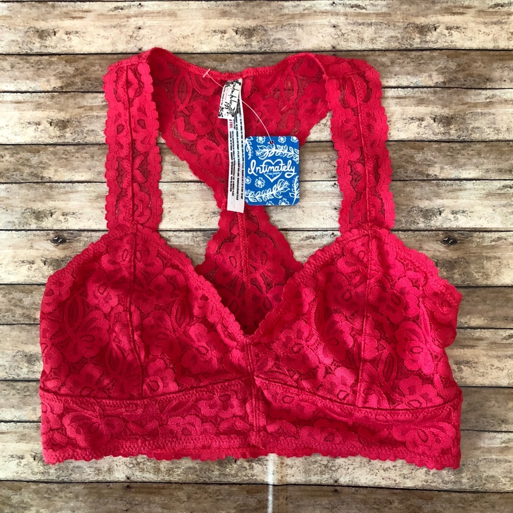 NWT Free People Galloon Racerback Bralette